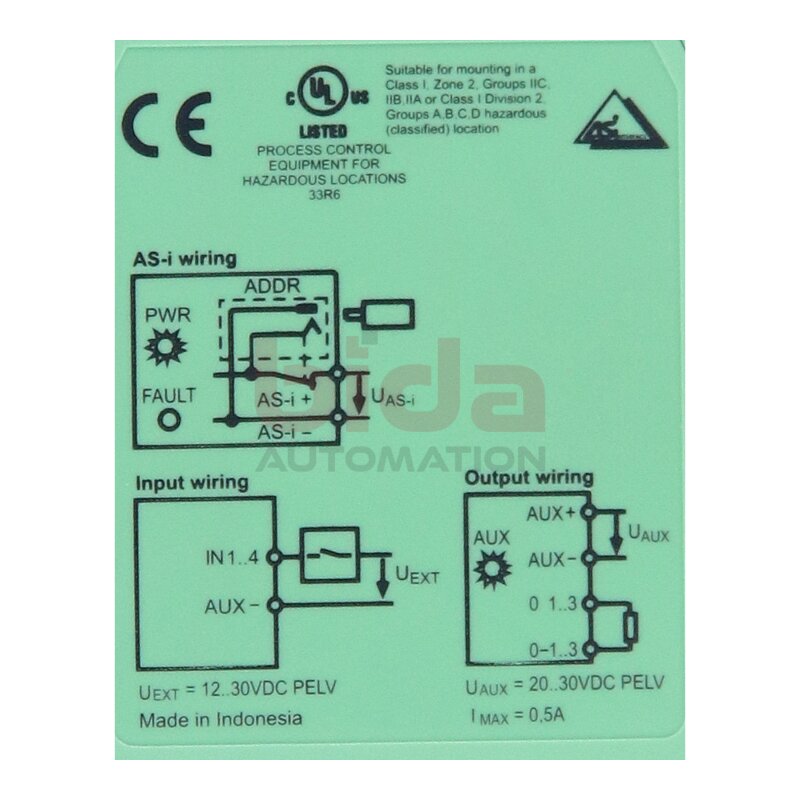 Phoenix Contact ASI IO SV DIO 4/3 AB (2736505)    20...30VDC 0,5A