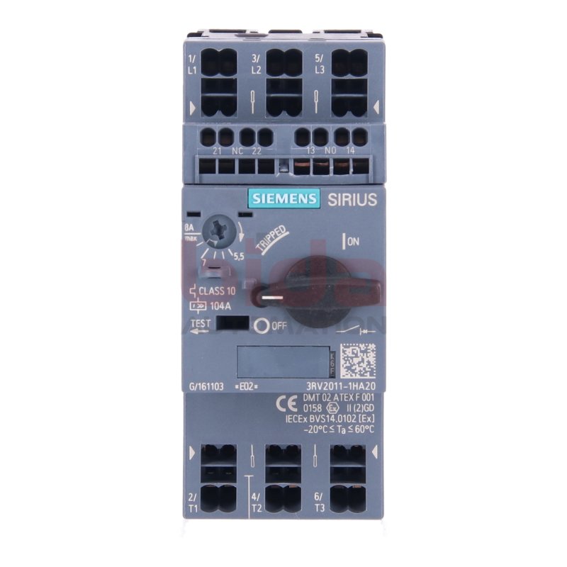 Siemens 3RV2011-1HA20 / 3RV2 011-1HA20 Leistungsschutzschalter / Circuit breaker
