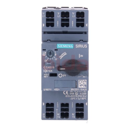 Siemens 3RV2011-1DA20 /  3RV2 011-1DA20 Leistungsschalter  / Circuit breaker 42A