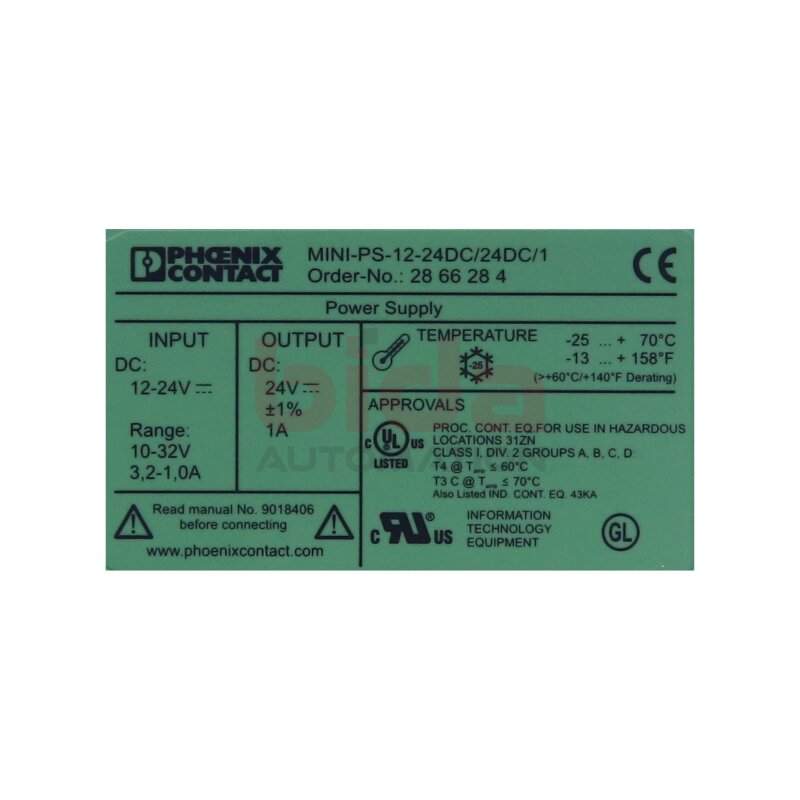 Phoenix Contact MINI-PS-12-24DC/24DC/1-Wandler  (2866284)