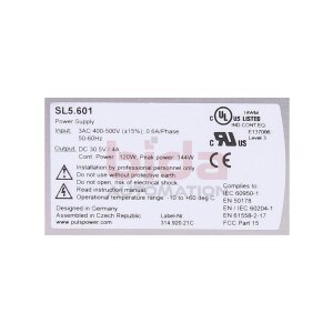 Puls SL5.601 Hutschienennetzteil / Top hat rail power...
