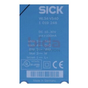 Sick WL34-V540 (1019248) Reflexions-Lichtschranke /...
