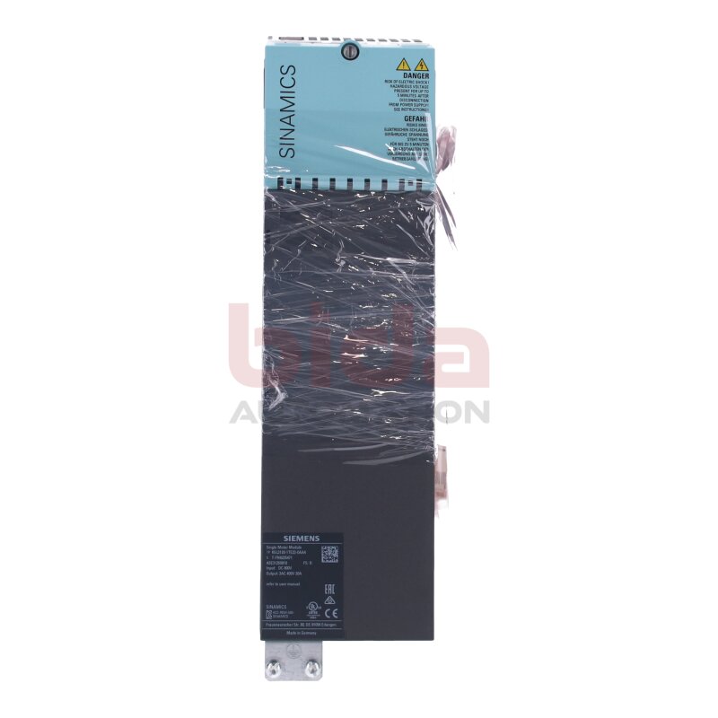 Siemens 6SL3120-1TE21-8AA3 / 6SL3 120-1TE21-8AA3 SINAMICS S120 Single Motor-Module 600VDC 400V 18A