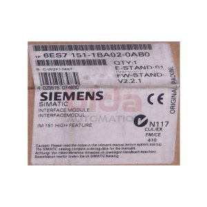 Siemens 6ES7151-1BA02-0AB0 / 6ES7 151-1BA02-0AB0 SIMATIC...