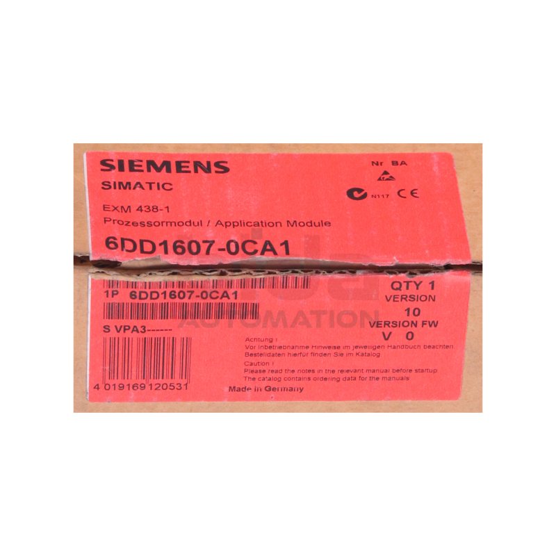 Siemens 6DD1607-0CA1 / 6DD1 607-0CA1 SIMATIC S7-400