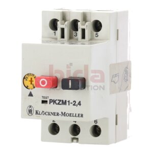 Moeller PKZM1-2,4 Motorschutzschalter Motor Protection...
