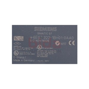 Siemens 6ES7322-1BH01-0AA0 / 6ES7 322-1BH01-0AA0...