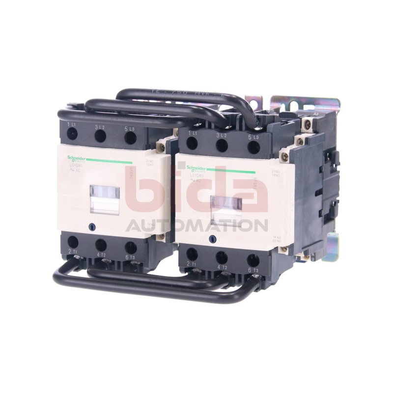 Schneider LC2D80P7 Wendesch&uuml;tzkombination / Reversible contactor combination 230V 80A