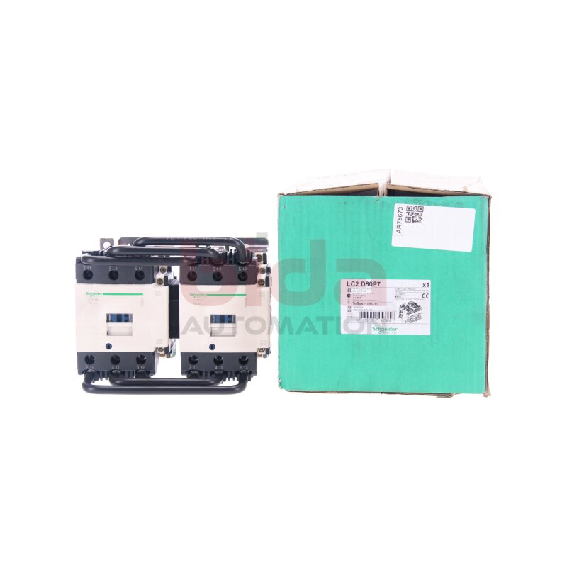 Schneider LC2D80P7 Wendesch&uuml;tzkombination / Reversible contactor combination 230V 80A