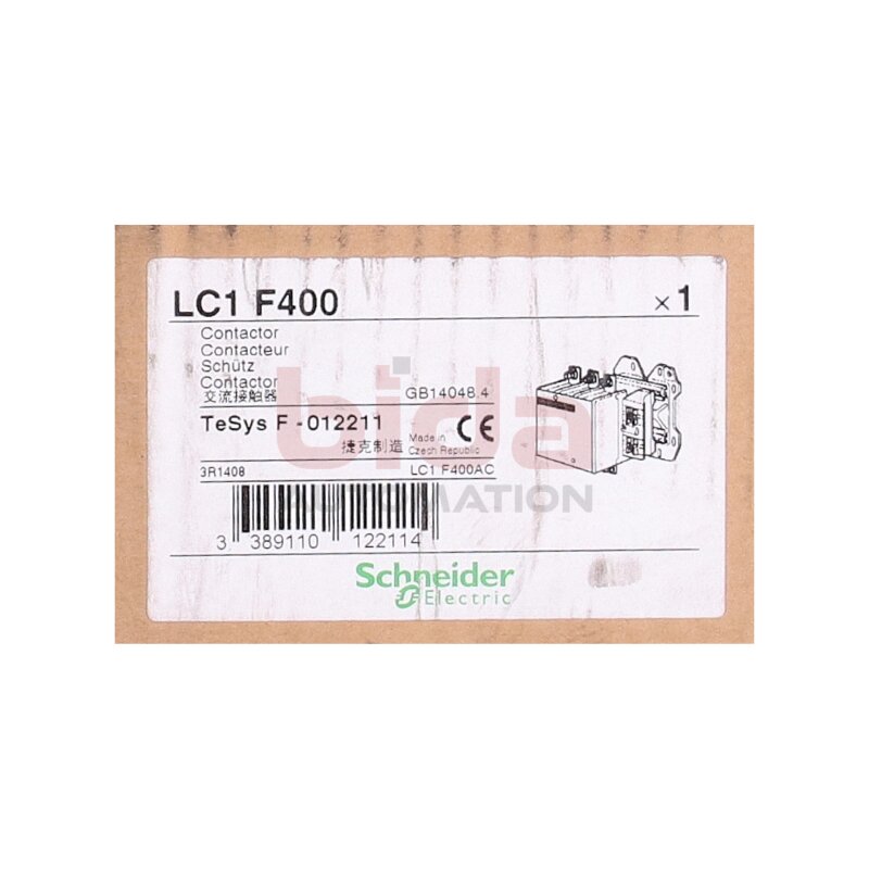 Schneider LC1F400 Leistungssch&uuml;tz / Power contactor 400V
