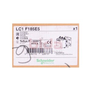 Schneider LC1F185E5 Leistungsschütz / Power contactor