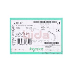 Schneider HMIDT651   Display 12" W Touch Advanced...