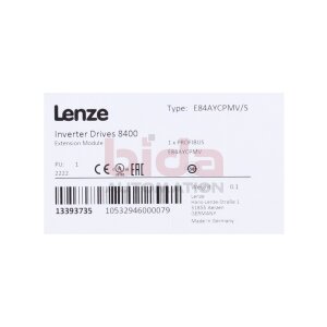 Lenze E84AYCPMV/S Erweiterungsmodul / Extension module