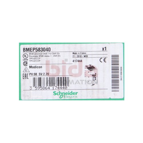 Schneider BMEP583040 Modicon M580 CPU-Modul
