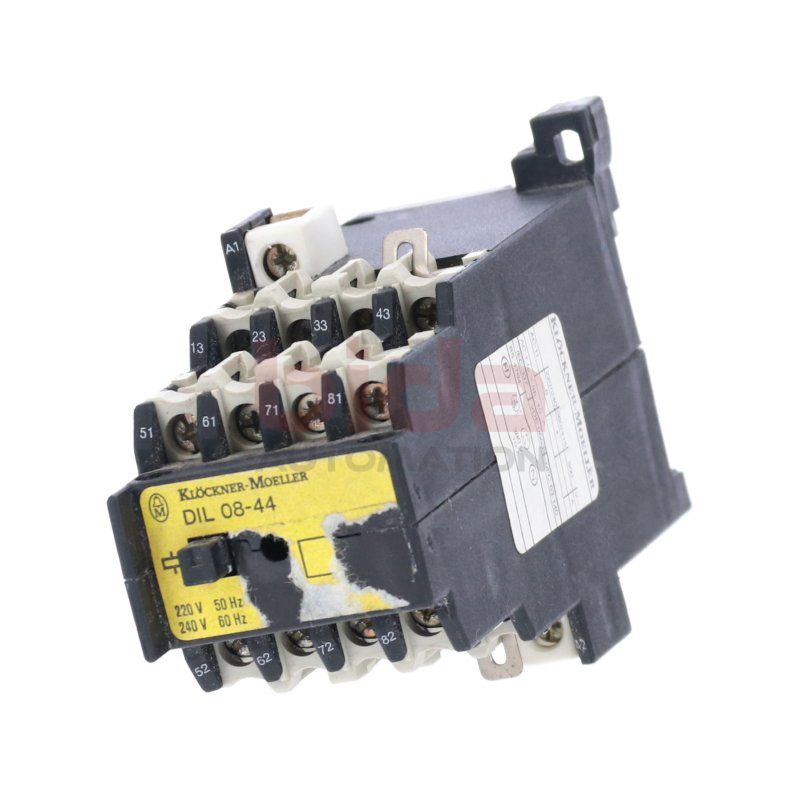 Moeller DIL 08-44 Leistungssch&uuml;tz Power Contactor 220/240V 10A
