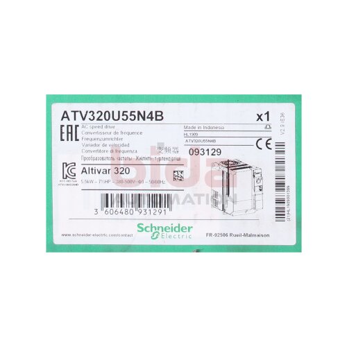 Schneider ATV320U55N4B Frequenzumrichter / Frequency Converte 380-500V