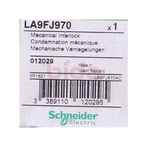 Schneider LA9FJ970 Verriegelung, mechanisch / Locking, mechanical