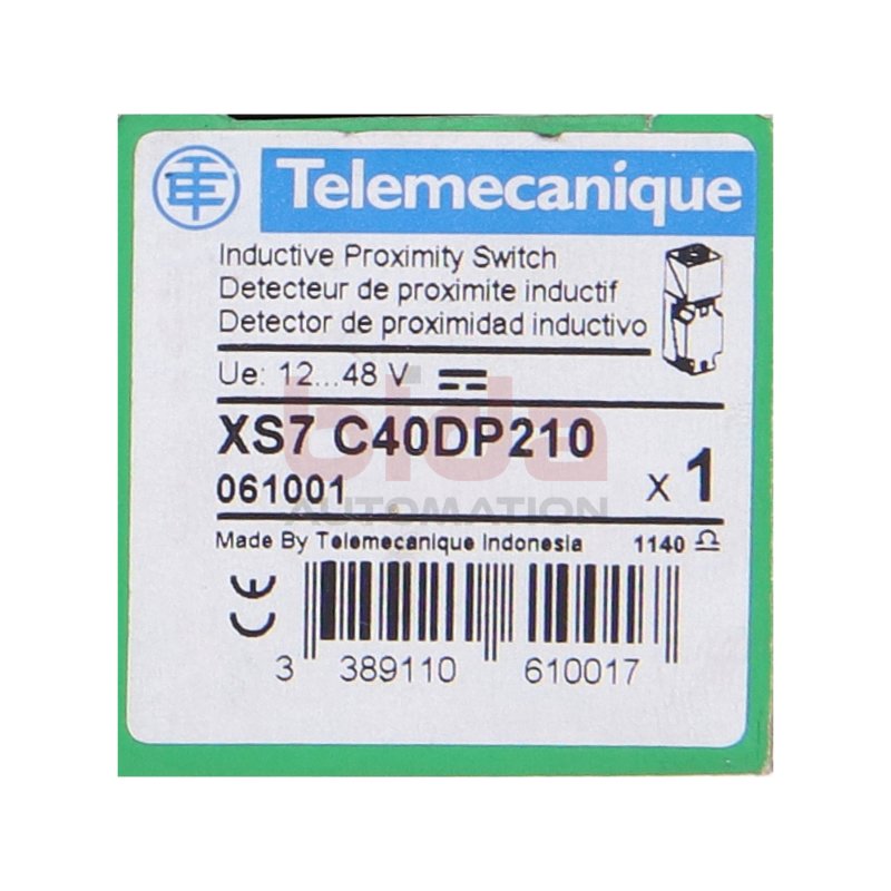 Telemecanique/Schneider XS7-C40DP210 Induktiver Sensor  12..48VDC