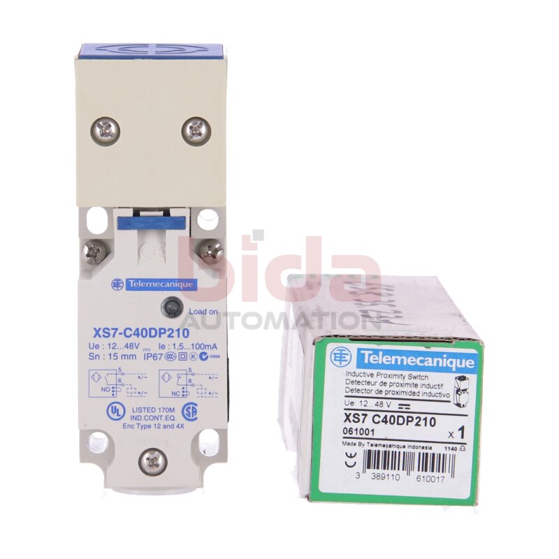 Telemecanique/Schneider XS7-C40DP210 Induktiver Sensor  12..48VDC