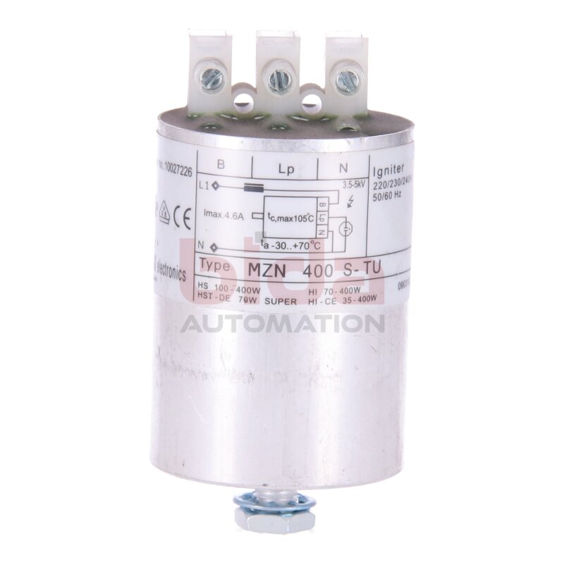 BAG electronics MZN 400 S-TU (10027226) Z&uuml;ndger&auml;t / Ignitor 220/230/240V