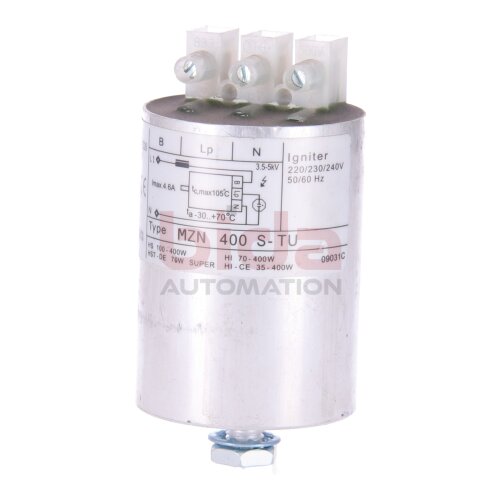 BAG electronics MZN 400 S-TU (10027226) Z&uuml;ndger&auml;t / Ignitor 220/230/240V