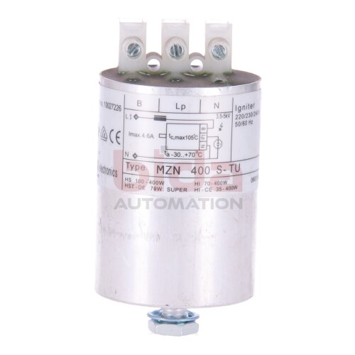 BAG electronics MZN 400 S-TU (10027226) Z&uuml;ndger&auml;t / Ignitor 220/230/240V