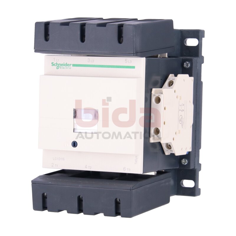 Schneider LC1D115V7 Leistungssch&uuml;tz / Power Contactor 400V  55kW