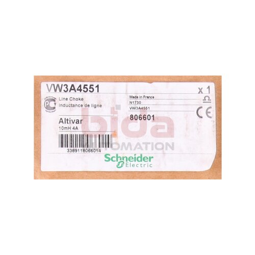 Schneider VW3A4551 Netzdrossel Mains Choke 4A