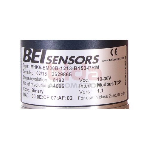 BEI Sensors MHK5-EM00B-1213-B150-PRM Drehgeber / Rotary encoder 10-30V