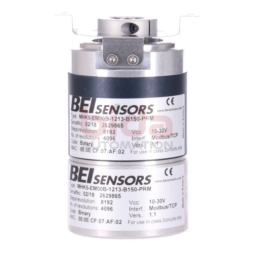 BEI Sensors MHK5-EM00B-1213-B150-PRM Drehgeber / Rotary encoder 10-30V