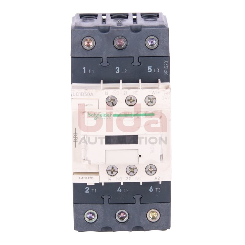 Schneider LC1D50ABD Leistungssch&uuml;tz / Power Contactor 440V 50A 24VDC
