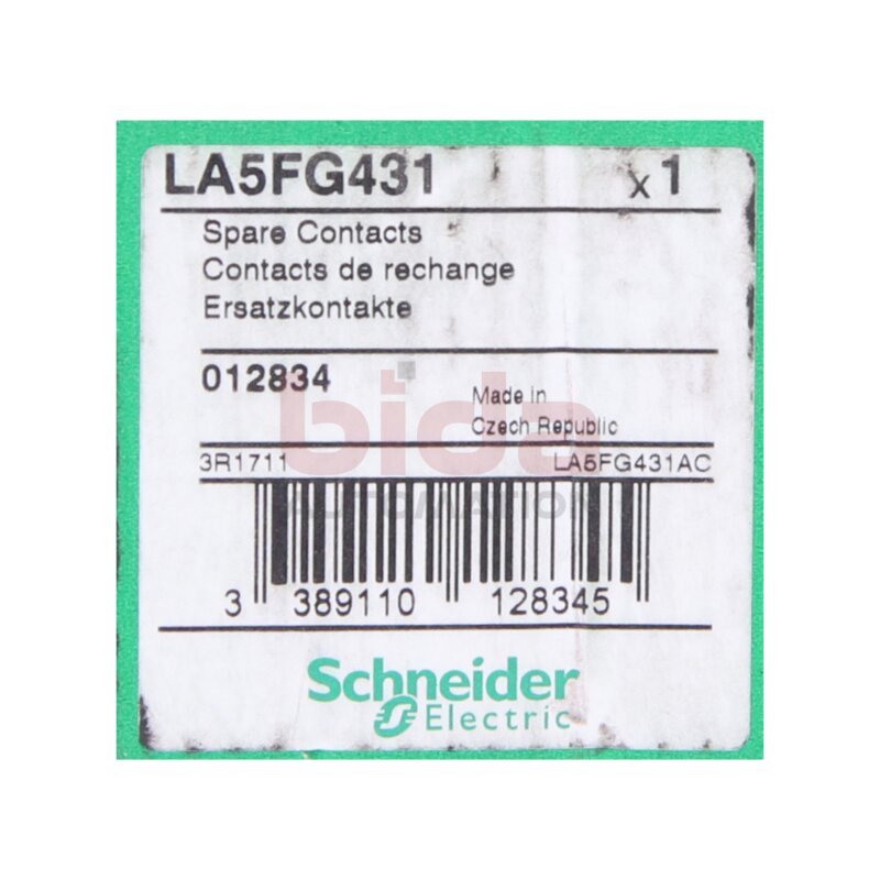 Schneider Schneider LA5FG431 Spare contacts/ Ersatzkontakte