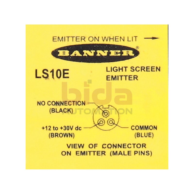Banner LS10E (27462) Leuchtschirm-Strahler / light screen emitter 12-30V