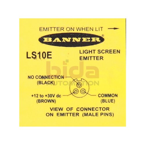 Banner LS10E (27462) Leuchtschirm-Strahler / light screen emitter 12-30V