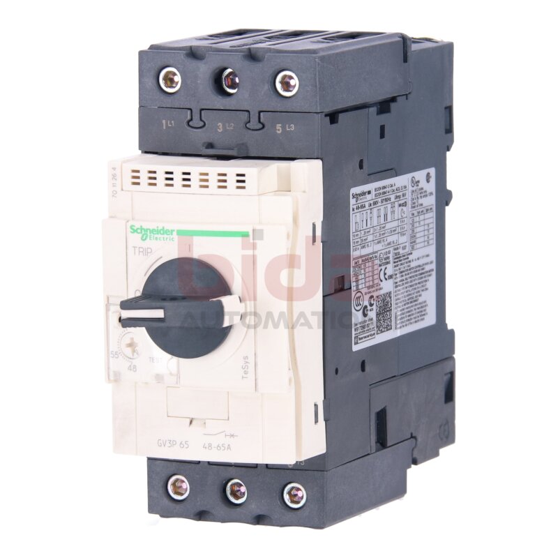 Schneider GV3P65  Motorschutzschalter / Motor protection switch