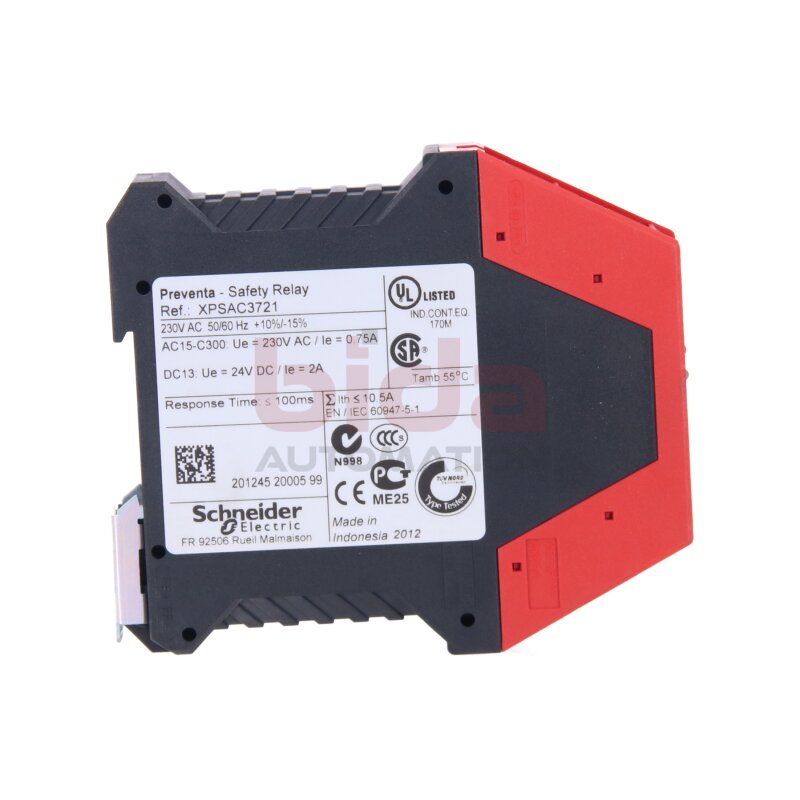 Schneider XPSAC3721 Sicherheitsbaustein Not-Halt / Emergency stop safety module 230VAC