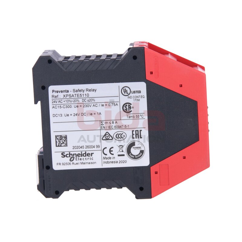 Schneider XPSATE5110 Sicherheitsbaustein Not-Halt / Emergency stop safety module 24VAC