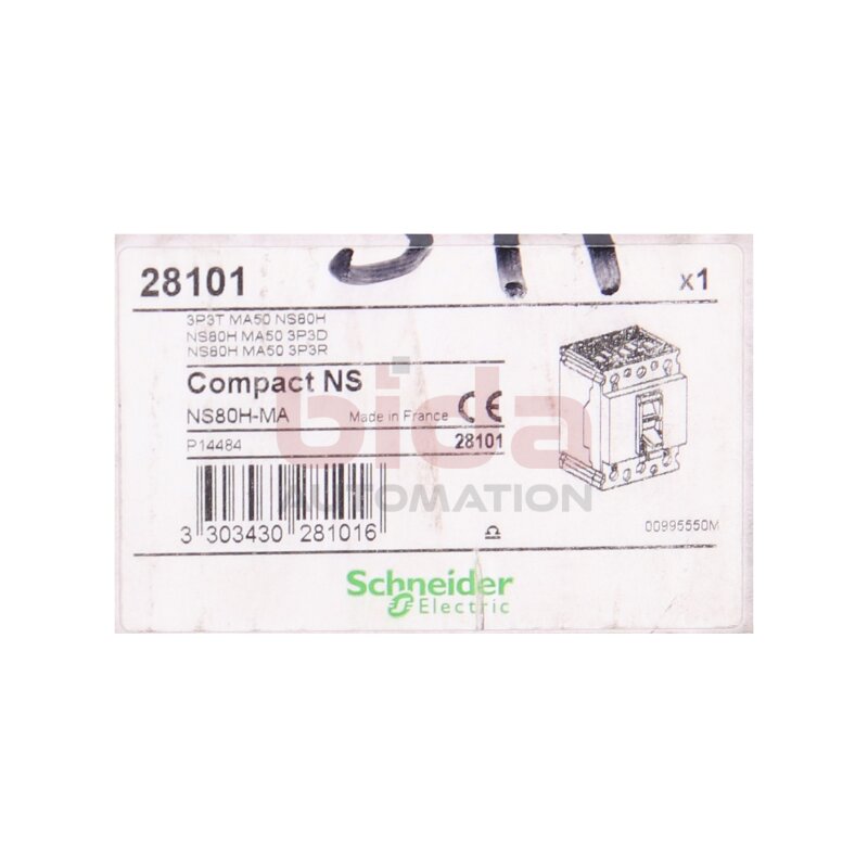Schneider NS80H-MA (28101) Leistungsschalter / Circuit Breaker