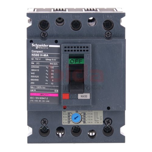 Schneider NS80H-MA (28101) Leistungsschalter / Circuit Breaker