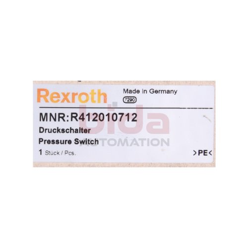 Rexroth R412010712 pneumatischer Druckschalter / Pneumatic pressure switch 30VDC 3A