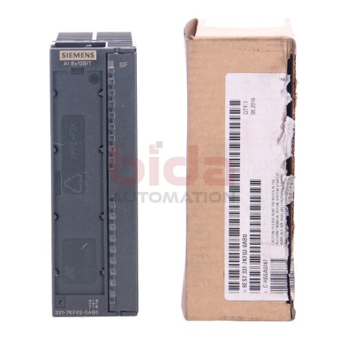 Siemens 6ES7331-7KF02-0AB0 SIMATIC S7-300, Analogeingabe SM 331