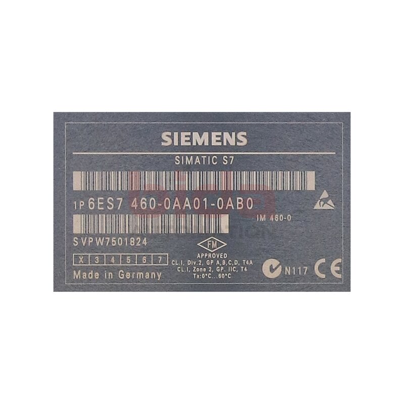 Siemens 6ES7460-0AA01-0AB0 / 6ES7 460-0AA01-0AB0 SIMATIC S7-400, Anschaltbaugr. / Connection module