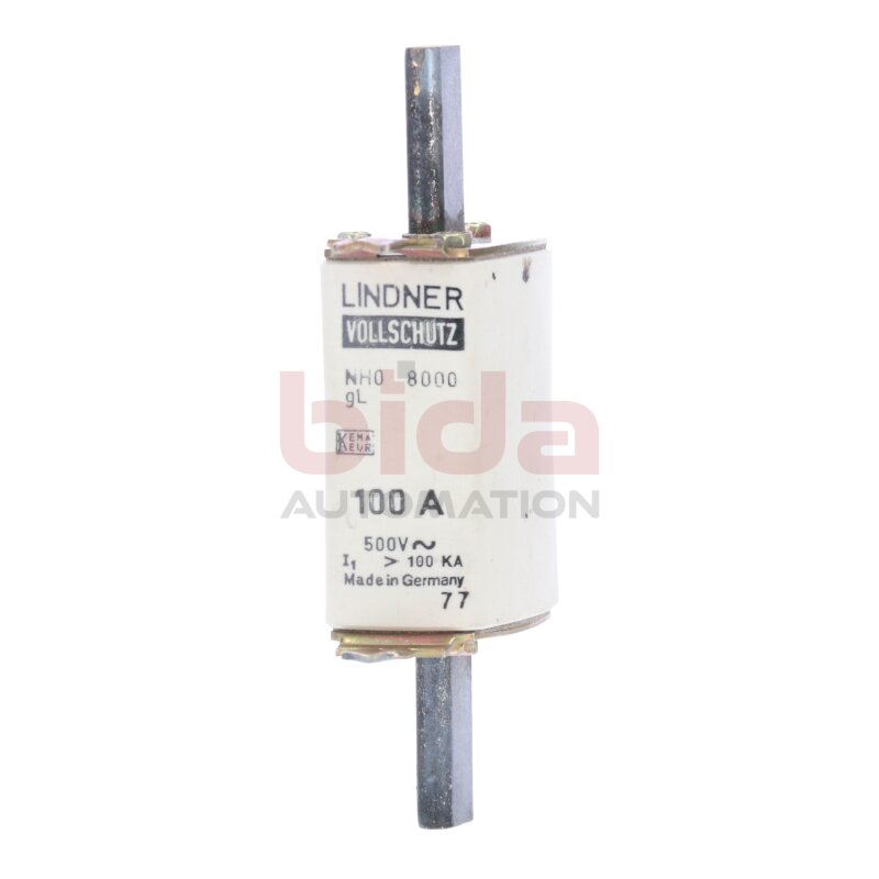 Lindner NH0 8000 100A-500V Sicherungseinsatz fuse insert