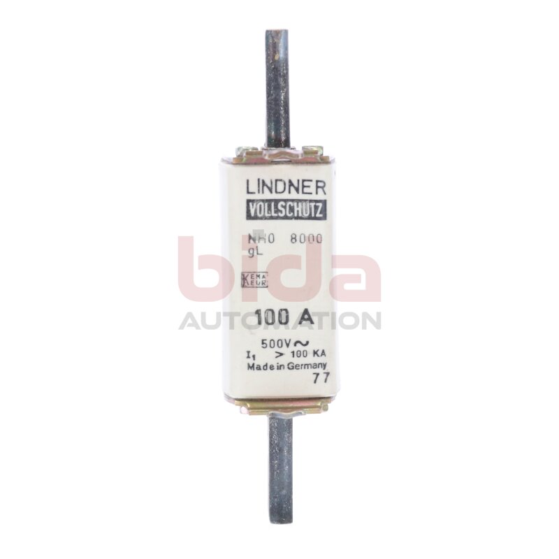 Lindner NH0 8000 100A-500V Sicherungseinsatz fuse insert