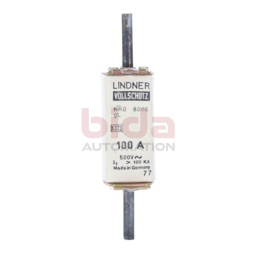 Lindner NH0 8000 100A-500V Sicherungseinsatz fuse insert