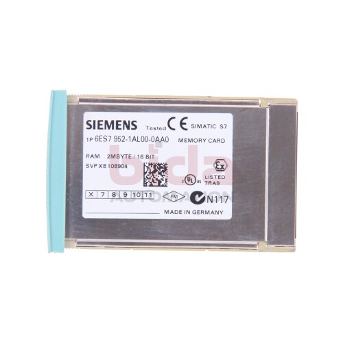 Siemens 6ES7952-1AL00-0AA0 / 6ES7 952-1AL00-0AA0 SIMATIC S7, RAM Speicherkarte / Memory Card 2MB
