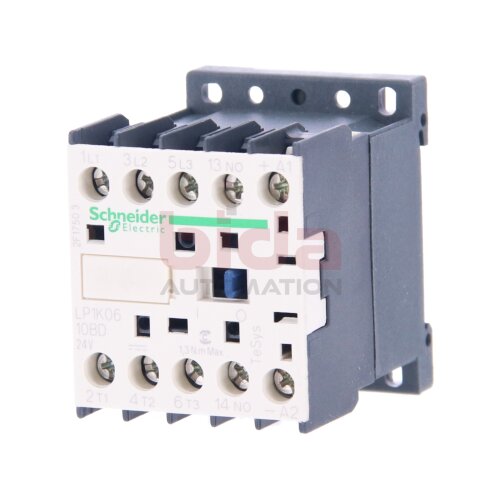 Schneider LP1K0610BD Leistungssch&uuml;tz / Power Contactor 24 VDC 6A