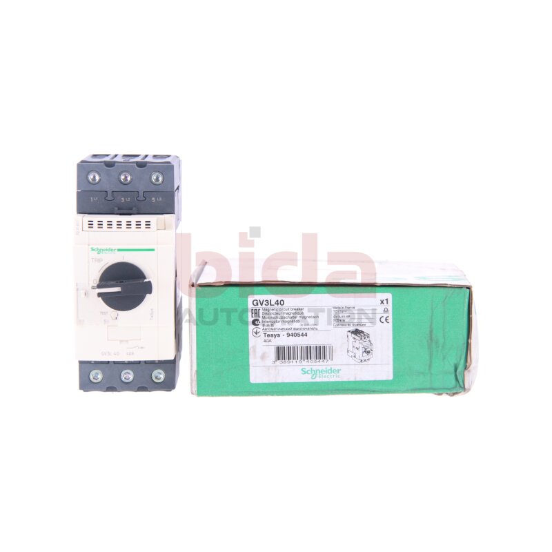 Schneider GV3L40 Motorschutzschalter / Motor Protection Switch 40A
