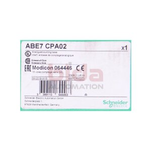 Schneider ABE7CPA02 Klemmenblock / Terminal block