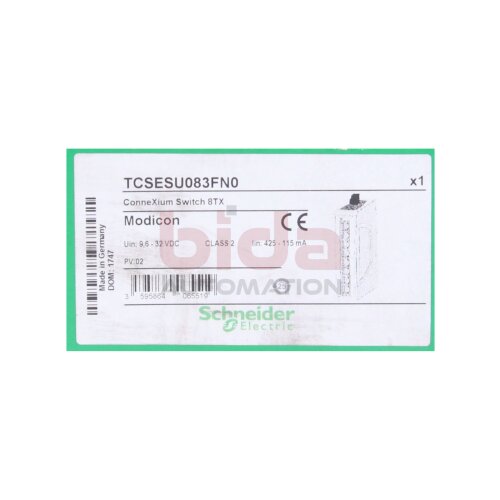 Schneider TCSESU083FN0 Ethernet TCP/IP Switch